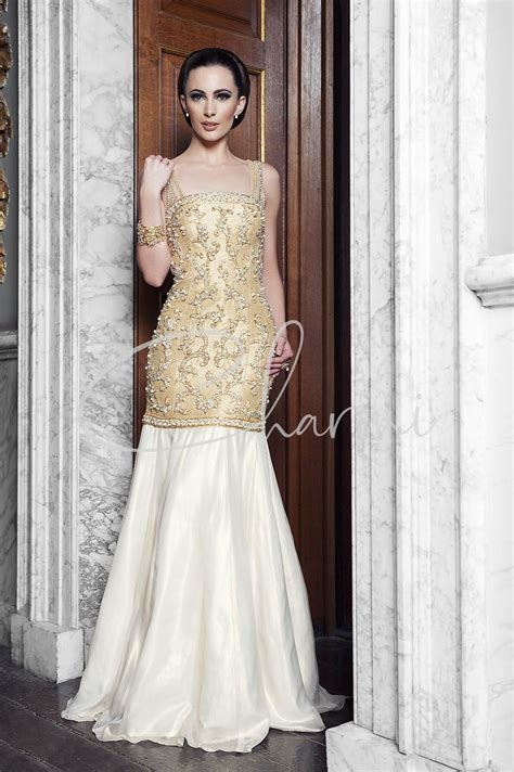 Ivory And Gold Registry Wedding Dress Gowns Signature London Uk