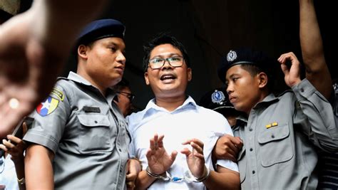 Al jazeera issued several statements in defence of its staff, saying the accusations were trumped up based on written statements of staff of egyptian state television, which they were unable to substantiate in court. Myanmar sentences Reuters journalists to seven years in prison