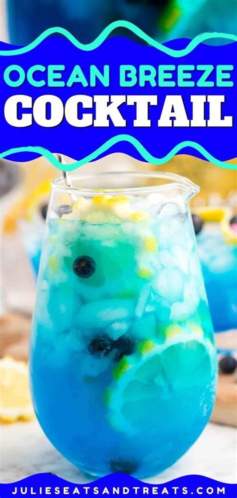 This Ocean Breeze Cocktail Is A Refreshing Summer Cocktail Recipe With A Delicious Mixture Of