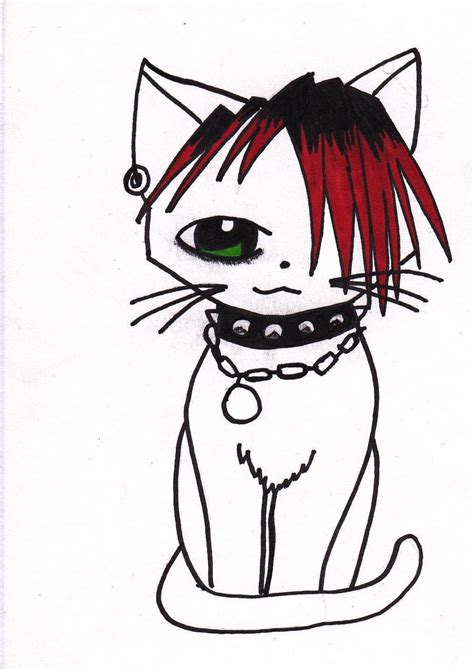 Emo Kitty By Twisted462 On Deviantart