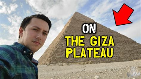 First Glimpse Of The Great Pyramids Of Giza Man Tries To Extort Us