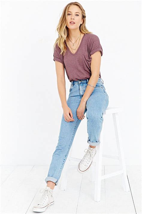 Truly Madly Deeply V Neck Slouch Pocket Tee Clothes Fashion T