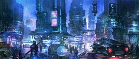 Science Fiction Cyberpunk Fantasy Art Cyber Digital Art Wallpapers Hd Desktop And Mobile