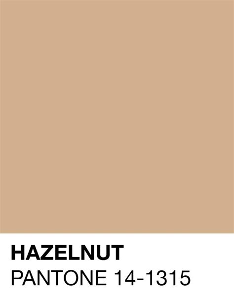 Hazelnut Pantone Spring Summer S S Carta De Colores Pantone