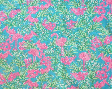 Authentic New Lilly Pulitzer Fabric Snowbirds 1 Yard X 57 Inches Etsy