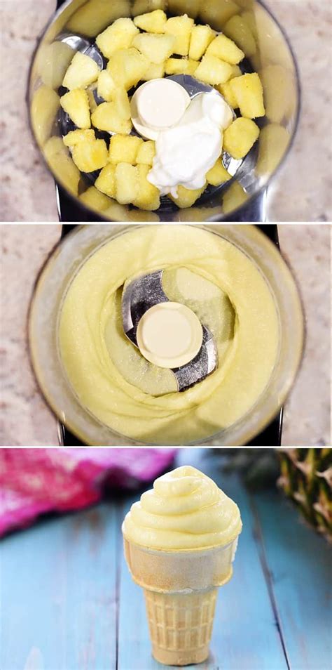 Healthy Copycat Dole Whip ~ Made With Just Two Ingredients This Frozen
