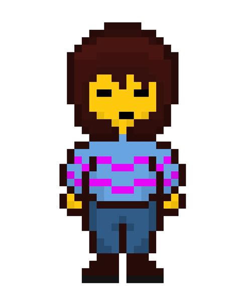 So I make Undertale themed Sprites. here's an example of Frisk for my ...