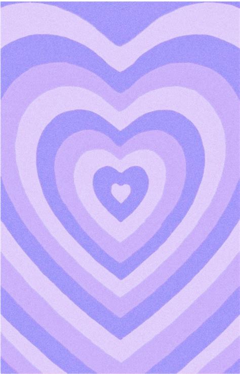 Purple Heart Background Aesthetic Iphone Wallpaper Pattern Phone