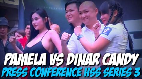 Full Pertemuan Dinar Candy Vs Pamela Di Press Conference Hss Series 3 Youtube