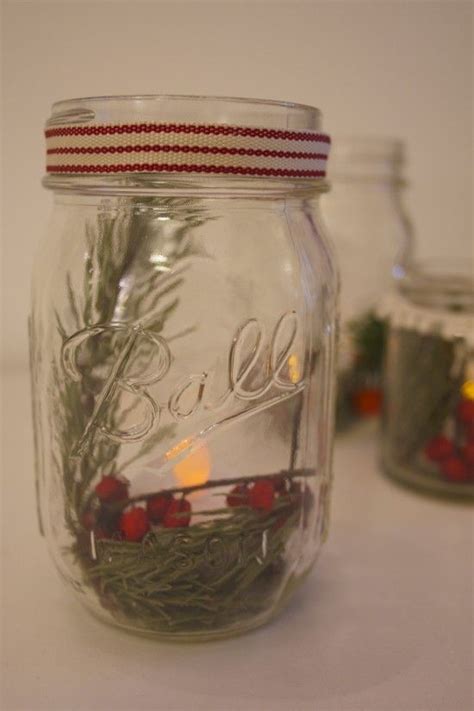 Mason Jar Tea Light Holders For Christmas By Apartmentapothecary