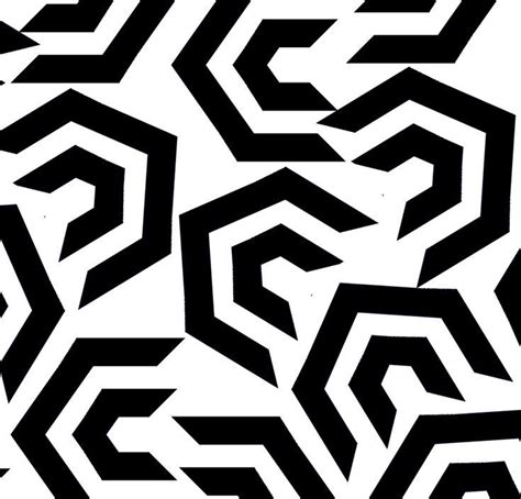 An Abstract Black And White Pattern With Curved Lines