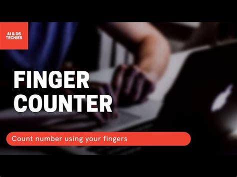 Finger Counter Using OpenCV Python Mediapipe YouTube