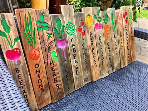 Allotment Seed Marker Growing Plants Birthday Present T Etsy