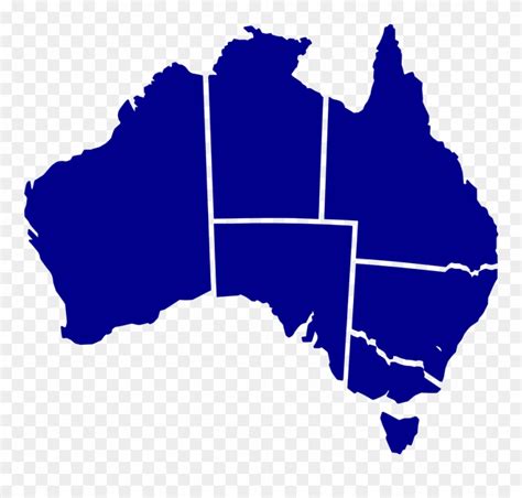 Interactive Svg Vector Map Australia State And Territory Government