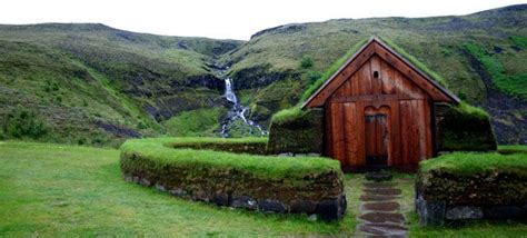 Recreated Viking Farmhouse Iceland House Styles Farmhouse House