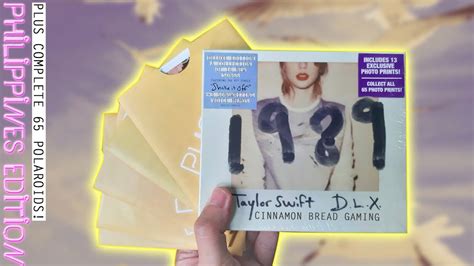 Unboxing Taylor Swifts 1989 Deluxe Complete 65 Polaroids