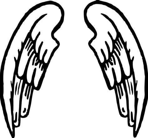 Onlinelabels Clip Art Angel Wings 2