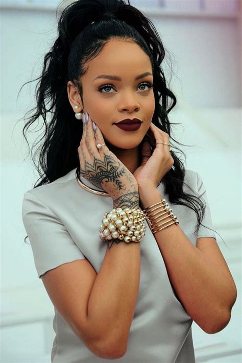 See These Incredible Rihanna Dark Lipstick Fenty Beauty Rihanna