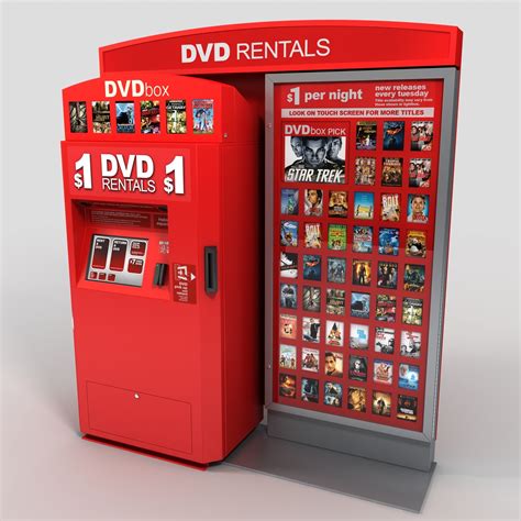 3d model dvd vending machine