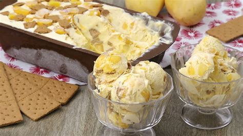 Mango Graham Ice Cream Homemade Only 4 Ingredients Youtube