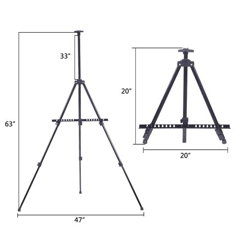 Adjustable Art Artist Painting Easel Stand Tripod Display Drawing Board