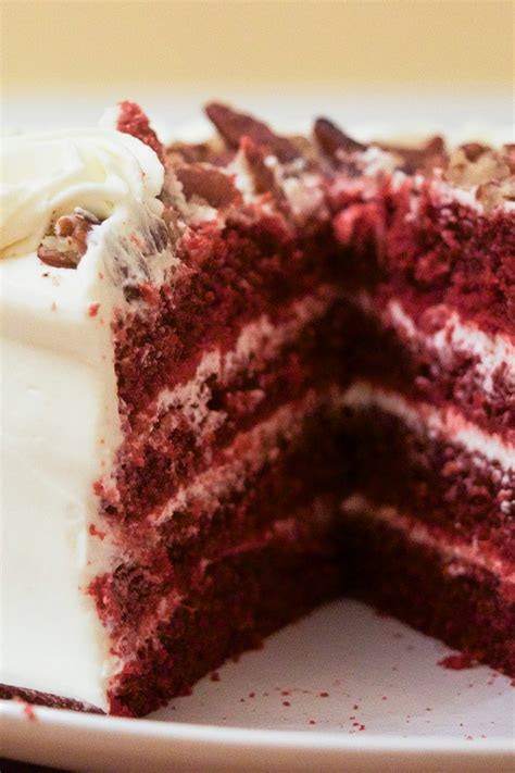 A Second Bite Recipe Red Velvet Cake With Whipped Cream Cream Cheese
