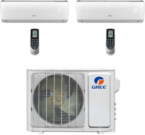 Gree Multi21 2 Zone Vireo Mini Split System 18000 Btu Heat Pump By