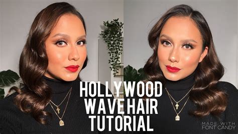 Hollywood Wave Hair Tutorial Bahasa Catleyadea Youtube