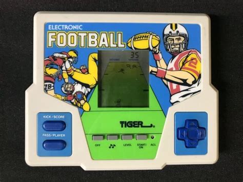 Vintage 80s 1987 Electronic Football Handheld Game By Tiger Tested