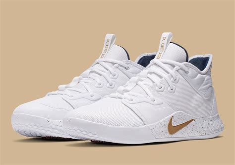Nike Pg 3 White Gold Navy Ao2607 100 Release Date