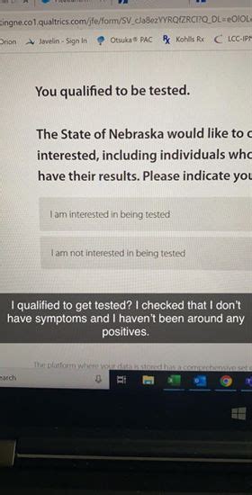 I Was Surprised Despite No Symptoms Or Exposures Test Nebraska Tells Lincoln Woman To Get