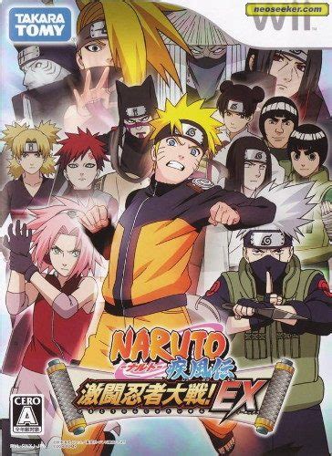Naruto Clash Of Ninja Revolution Wii Front Cover