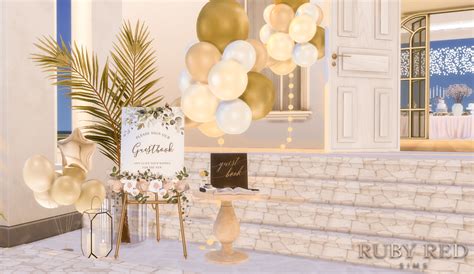 Beach Wedding Venue New Cc Set At Ruby Red Sims 4 Updates