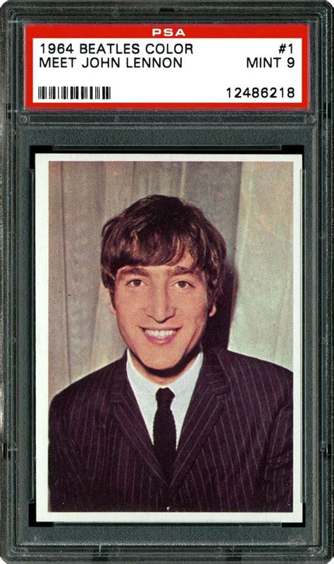 Rookie cards, autographs and more. Non-Sports Cards - 1964 Beatles Color | PSA CardFacts™