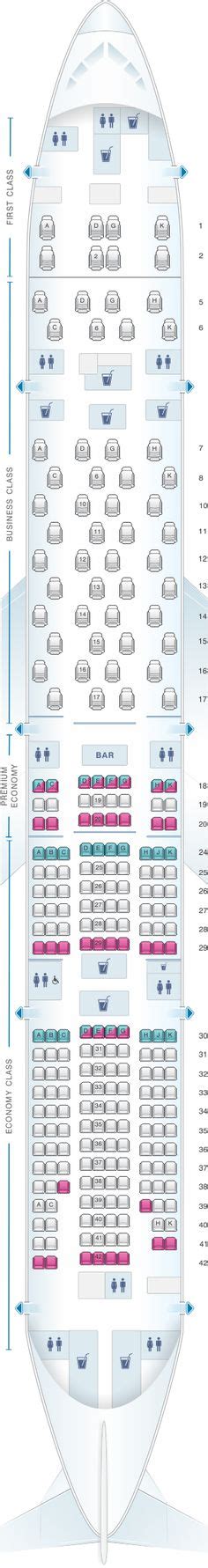 Seat Map Airbus A350 900 China Southern Airlines China Eastern