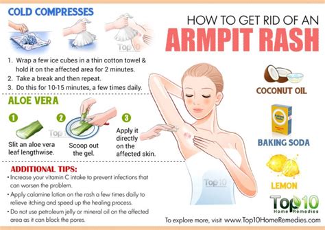 How To Get Rid Of An Armpit Rash Reduce Irritation And Itching Top 10 Home Remedies