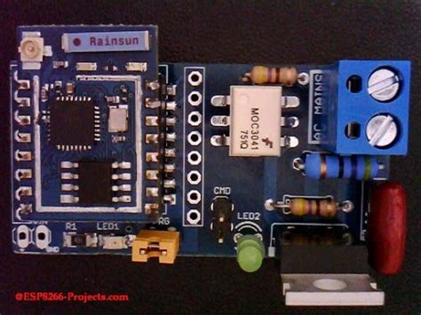 P2 Wifi Web Power Switch For Mains Mpsm V2 Devboard Esp8266