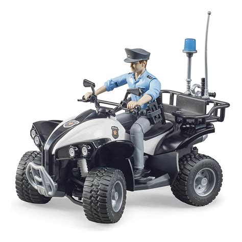 Bruder Pro Series Police Quad With Policeman And Accessories