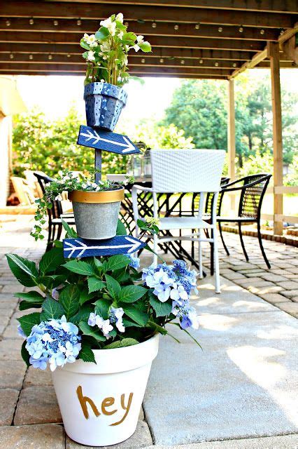 Make A Tiered Planter To Add Color To Your Outdoor Spaces Garden