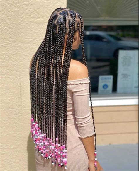 44 braids with beads hairstyles every gorgeous lady should wear box braids hairstyles for