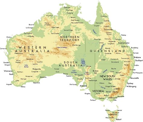 Download Australia Map With Names Png Image For Free Australia Map Photos