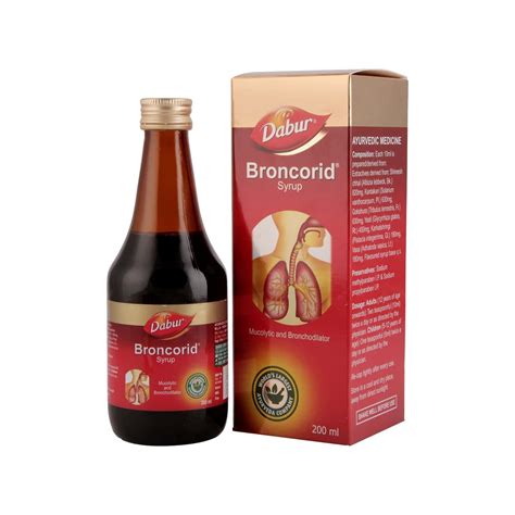 Buy Dabur Broncorid Cough Syrup Bottle Of 200 Ml Online And Get Upto 60