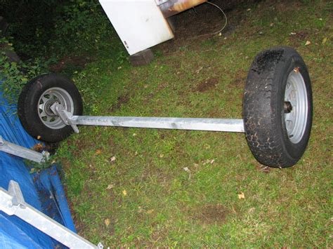 Complete Trailer Axle With Elastic Suspension The Hamb