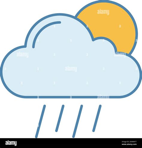 Blue sky with scattered cloud Stock Vector Images - Alamy