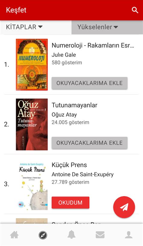 1000kitap İndir Android Için Kitap Bilgi Uygulaması Tamindir