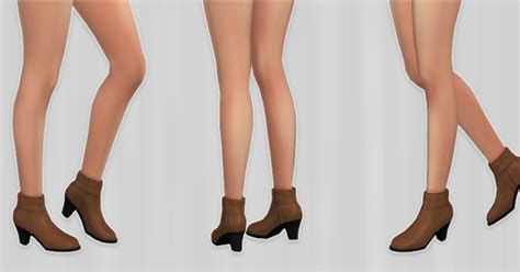 Sims 4 Ccs The Best Ankle Boots By Veranka