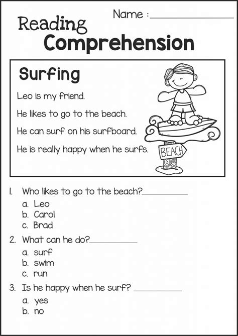 Simple Second Grade Worksheet Printables