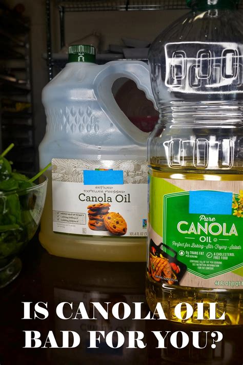 Is Canola Oil Bad For You Or Is Canola Oil Good For You Sweet Savant