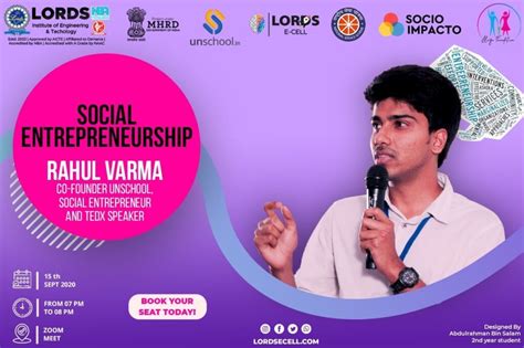 Social Entrepreneurship Lords Institute Of Engineering And Technology