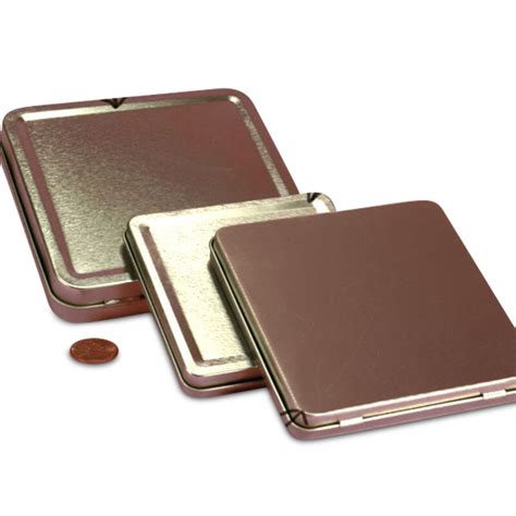 Hinged Square Tin Cans